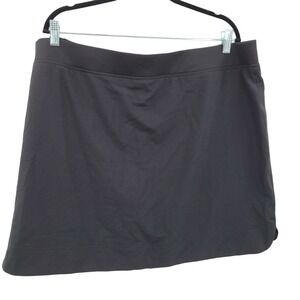 Womens Tennis Prep Skort Black Sz XXL Athletic Skirt Activewear Sporty‎ Golf